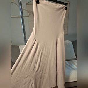 Susan Monaco strapless dress,ballet pink,size Large, high low hem, NWOT